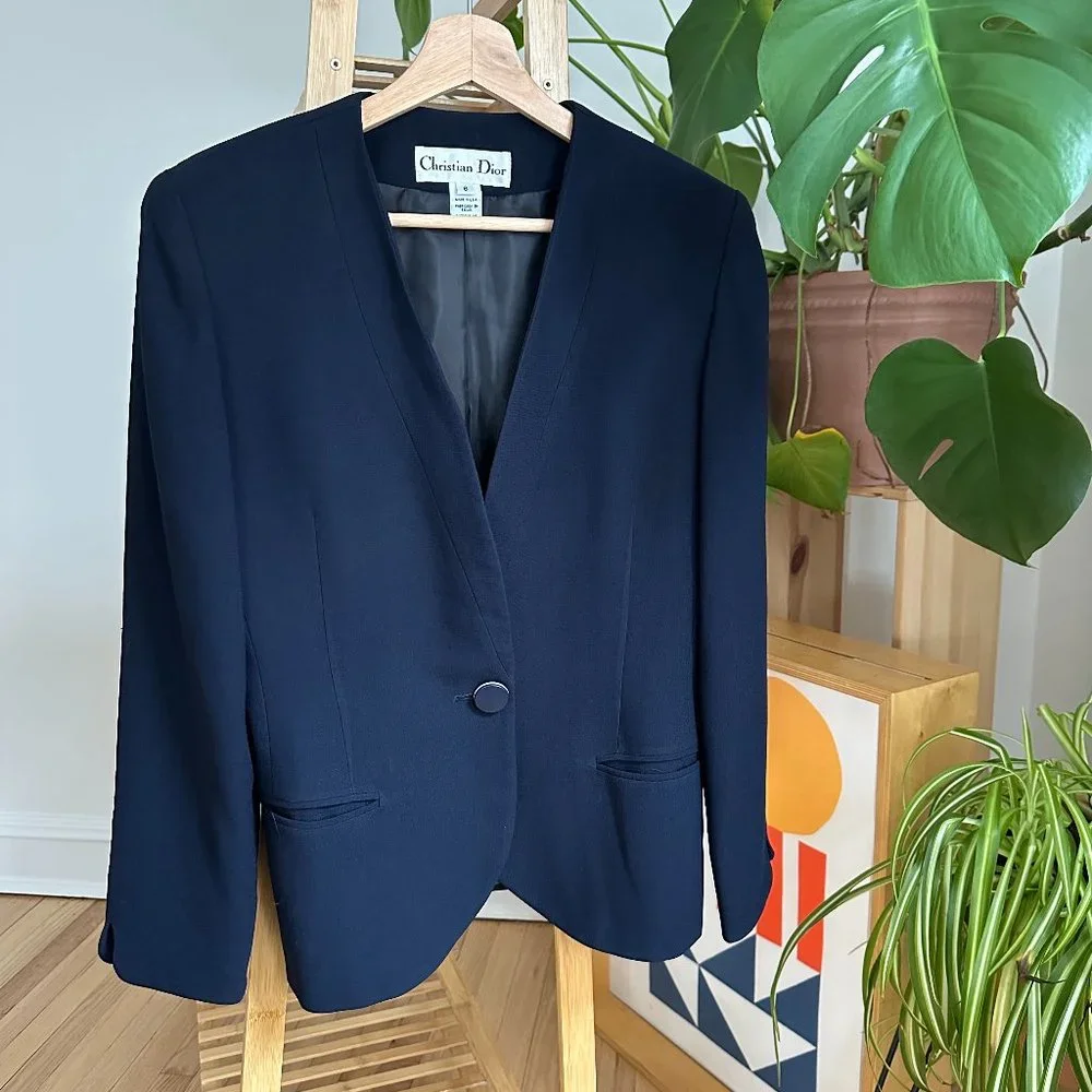 Christian Dior Navy Blazer